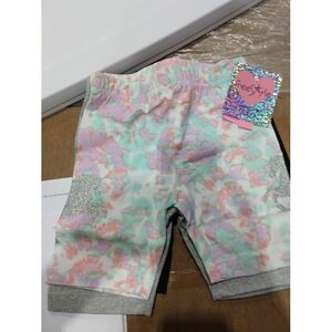 Freestyle Revolution Girls Tie Dye Bike Shorts Unicorn Graphic Size 4